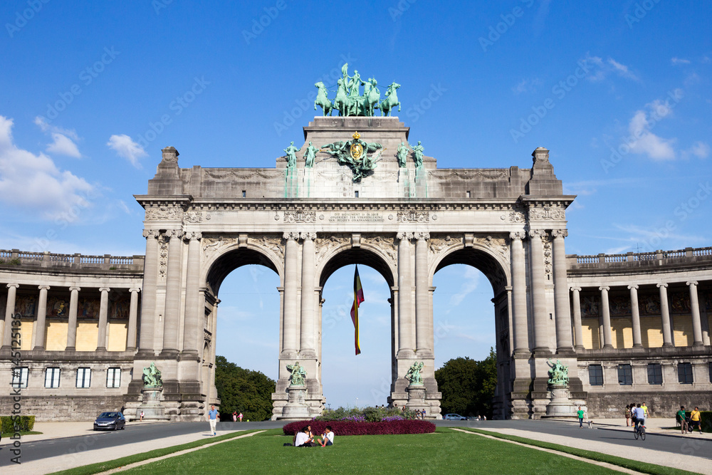 Triumphal arch in Brussels,  Belgium
