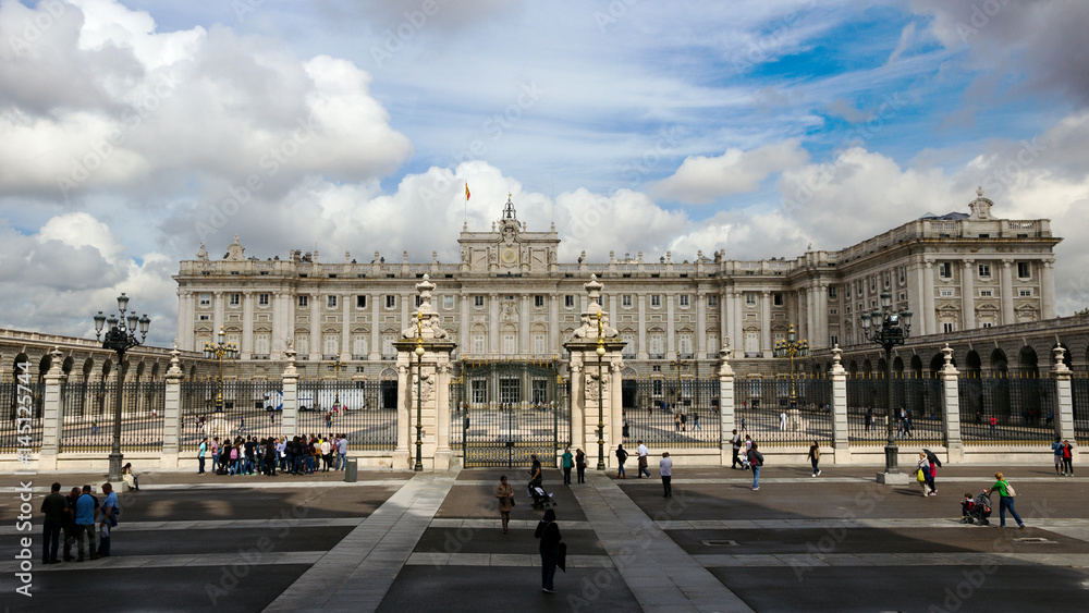 Naklejka premium Royal Palace in Madrid Spain