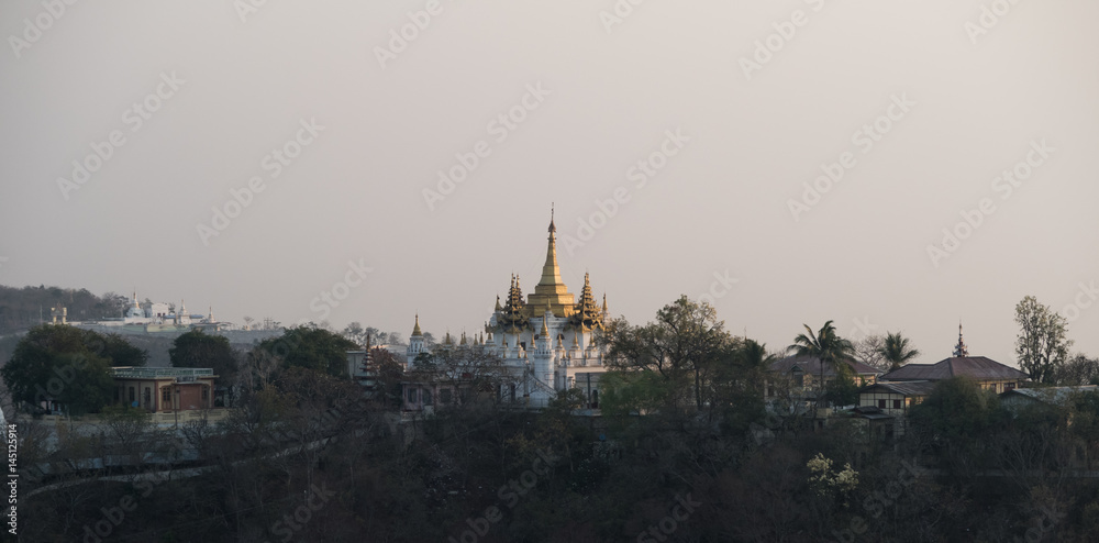 View from Sagaing Hill, Sagaing, Myanmar