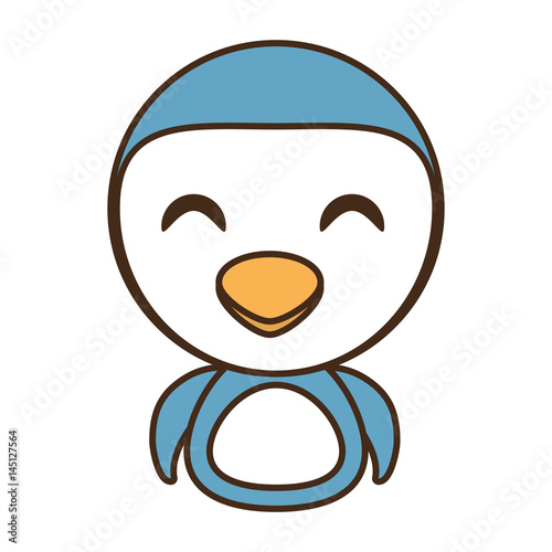 penguin baby animal funny image vector illustration eps 10