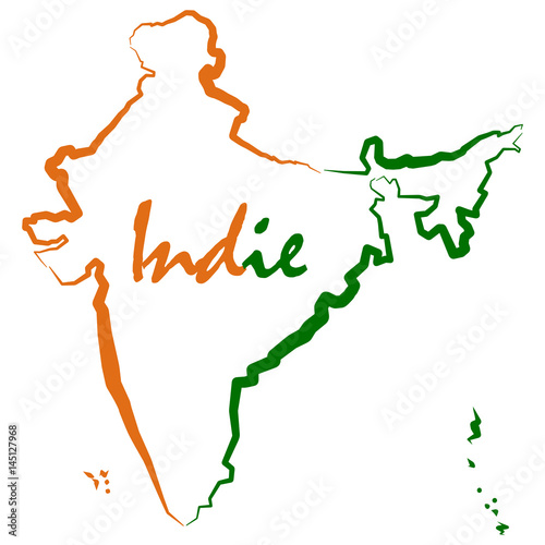 Mapa Indii