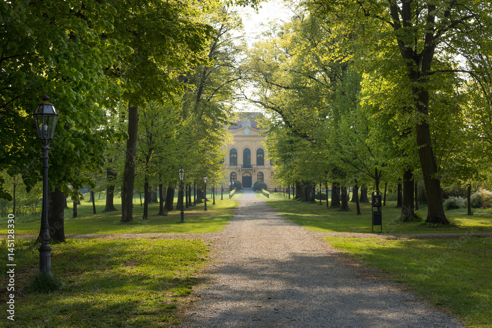 baroque castle park Eckartsau, Austria