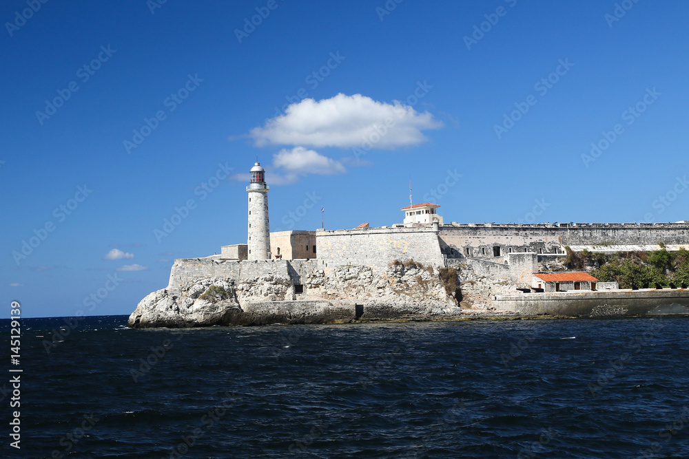 El Morro fortress in Havana Cuba