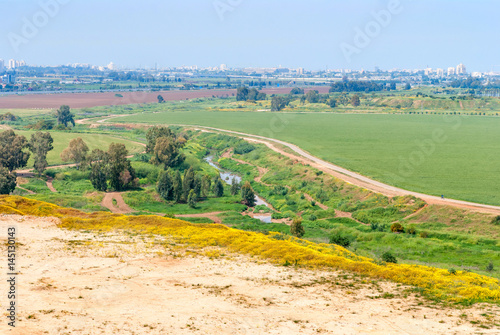 Tel Aviv from Ariel Sharon Park photo