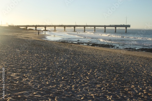 a heavenly view of shark rock pier
