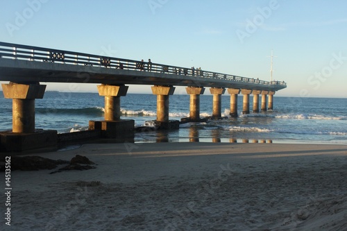 shark rock pier in the ocean
