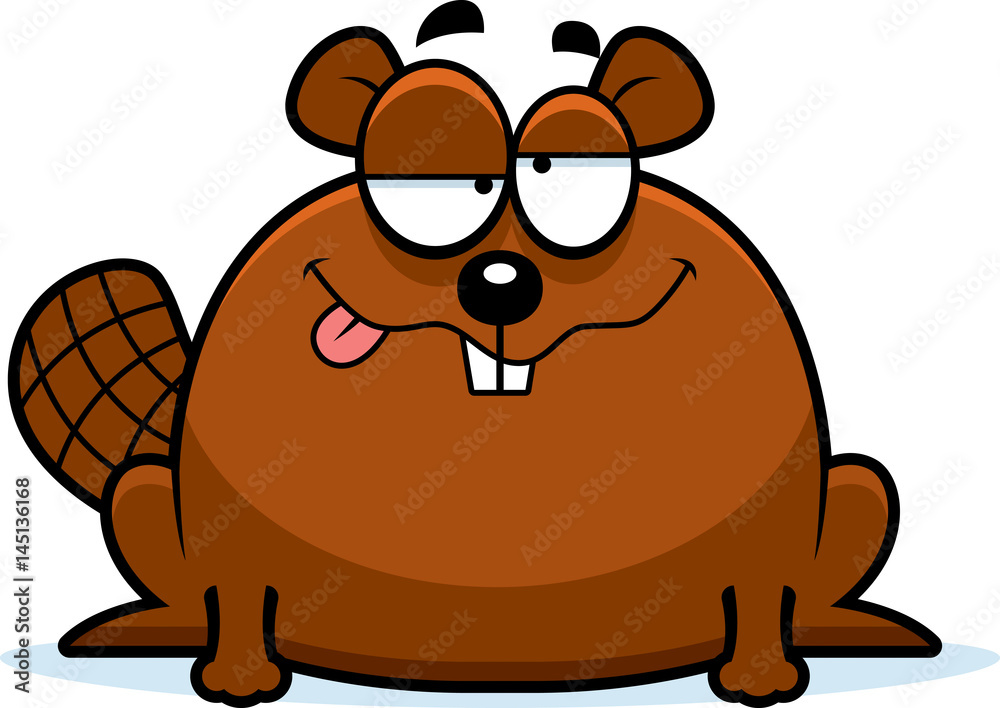 Obraz premium Intoxicated Little Beaver