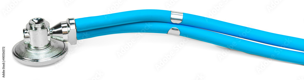 medical stethoscope on white medical stethoscope on white