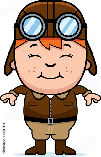 Smiling Cartoon Pilot