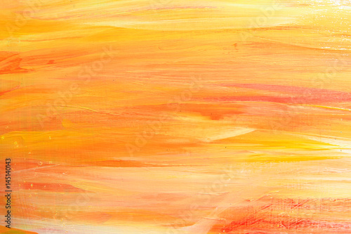 bright orange oil paint on canvas for background