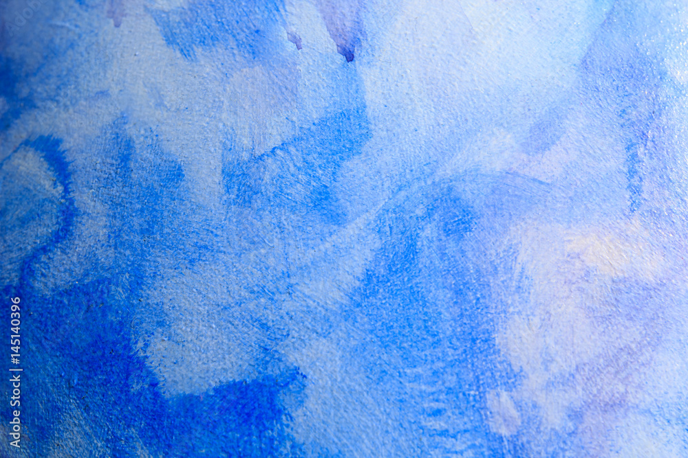 Free Blue Oil Painting Background Image