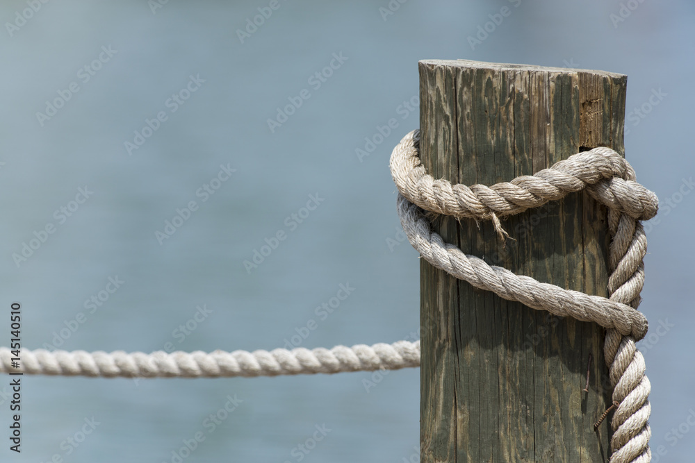 Large rope then tied to hi-res stock photography and images - Page