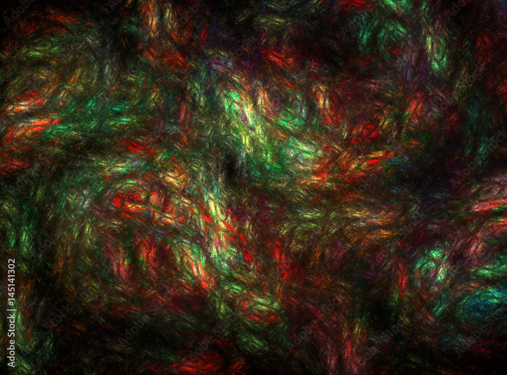 Colors on dark background abstract design Colors on dark background abstract design