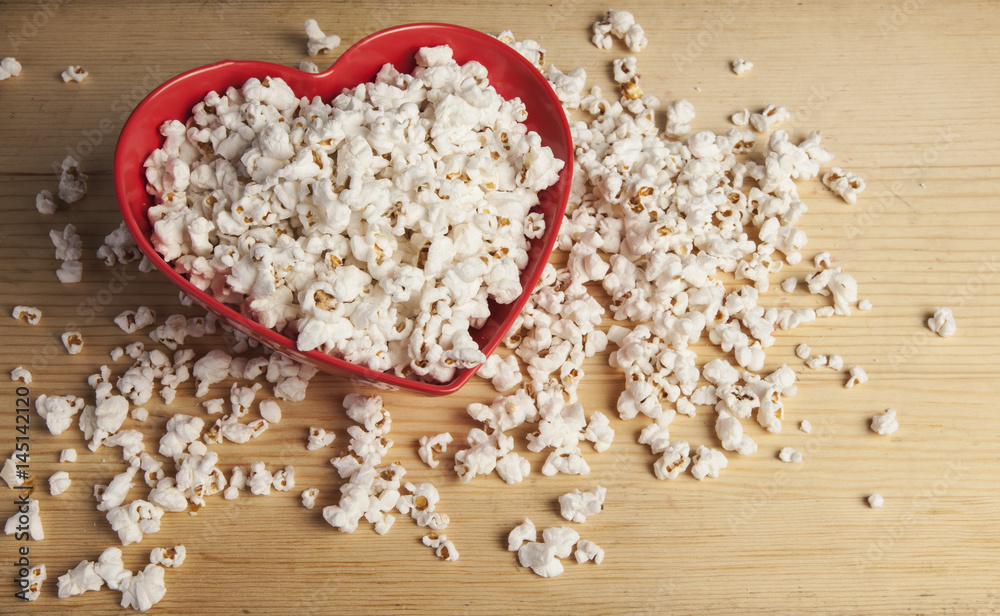 Popcorn heart Bowl Popcorn heart Bowl