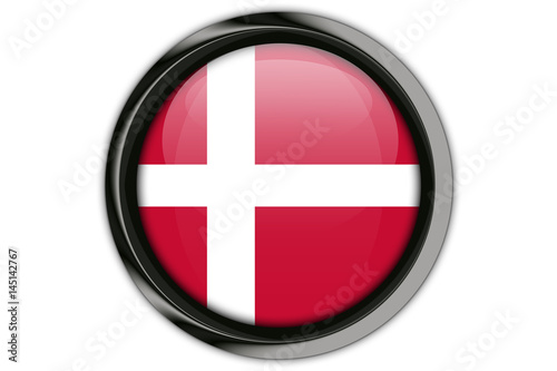 Free Download Denmark flag in the button pin Isolated on White Background - GFXLoad