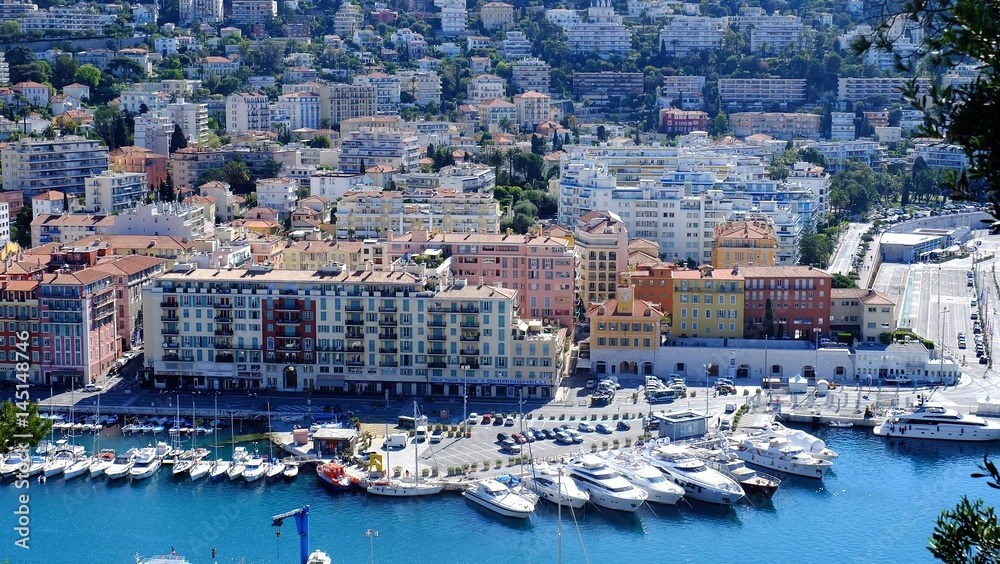 Port in Nice, France