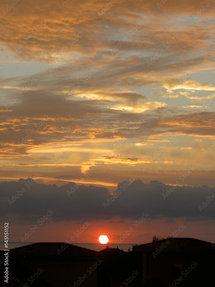 Fototapeta premium Sonnenuntergang am Meer