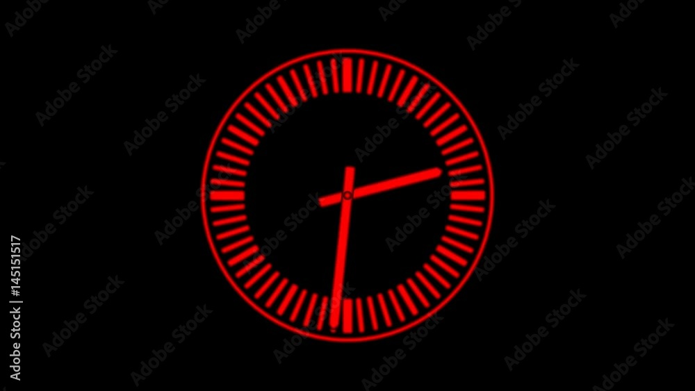 Motion background with spinning clock in 12 hour seamless loop. (Full-HD 1920x1080 24s/30fps) Motion background with spinning clock in 12 hour seamless loop. (Full-HD 1920x1080 24s/30fps)