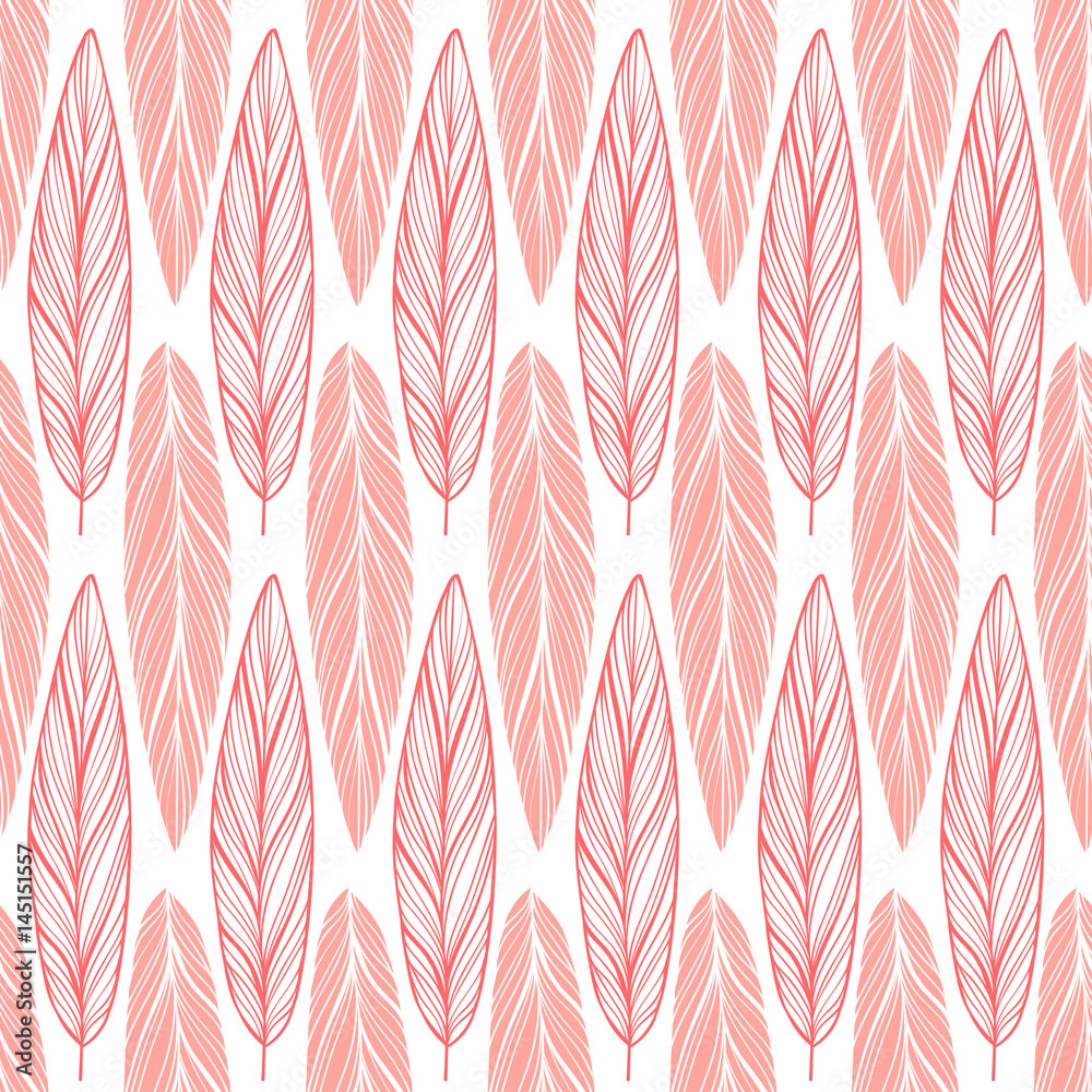 seamless pattern with feather