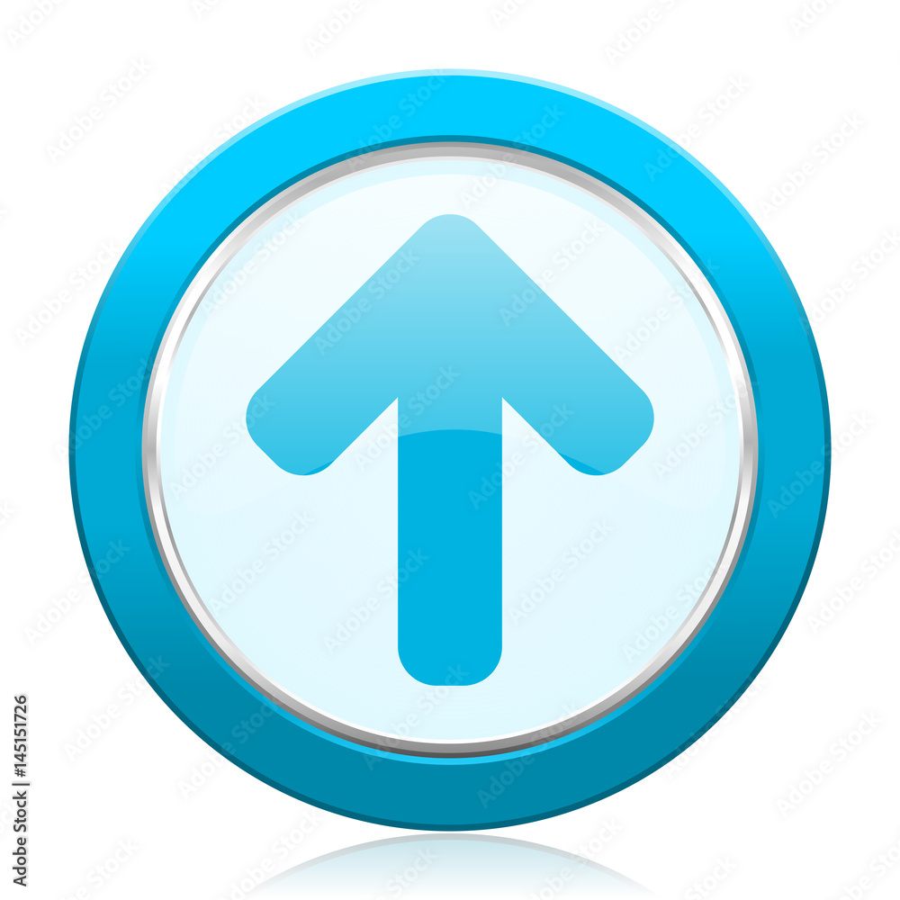 Up arrow vector icon. Up arrow vector icon.