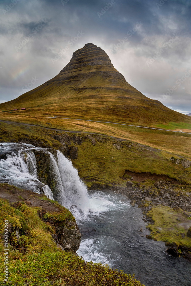 Kirkjufellsfoss waterfall in Iceland