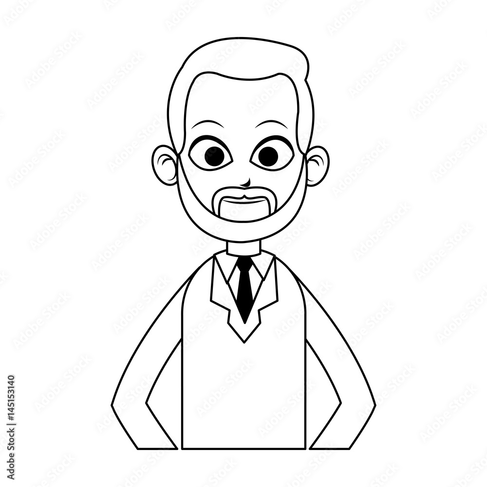 male bearded doctor icon image vector illustration design male bearded doctor icon image vector illustration design