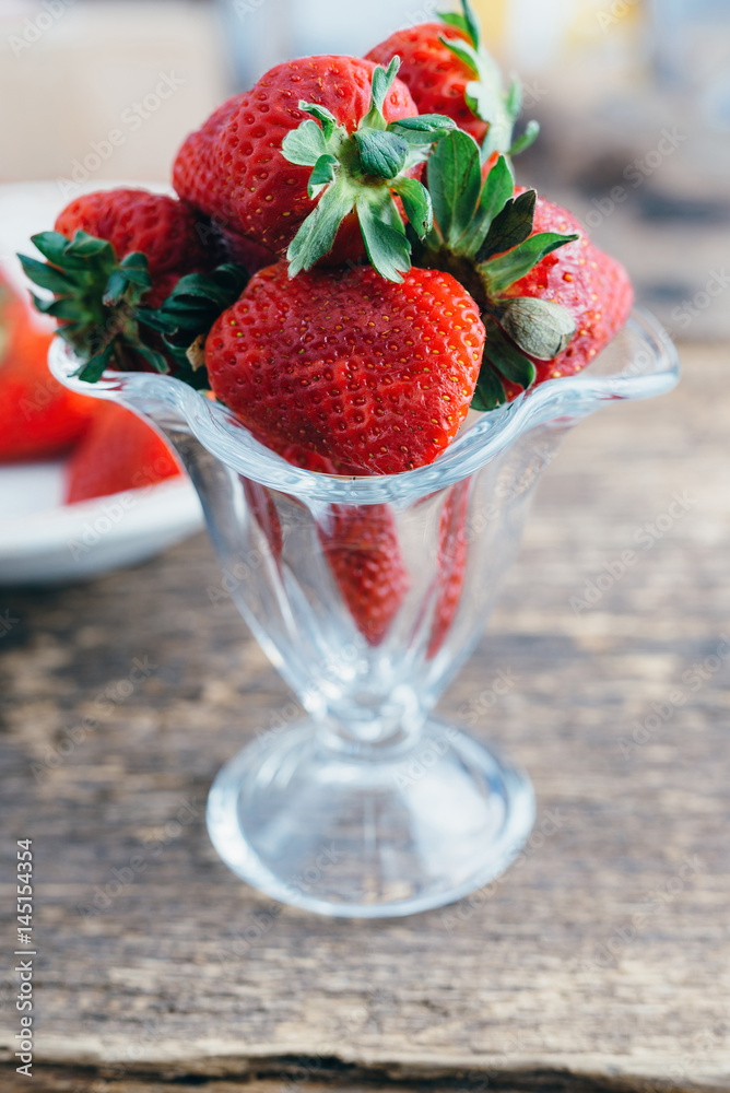 Strawberries in a vase Strawberries in a vase