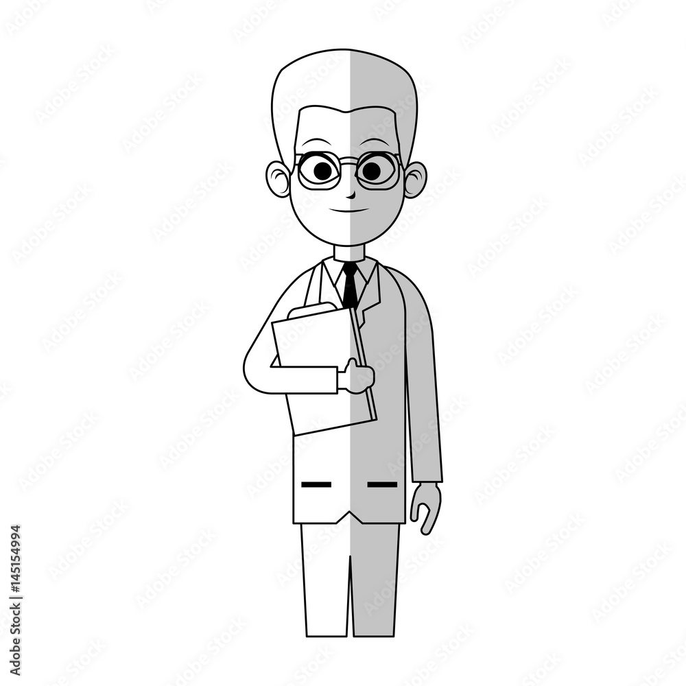 medical doctor man icon over white background. vector illustration medical doctor man icon over white background. vector illustration