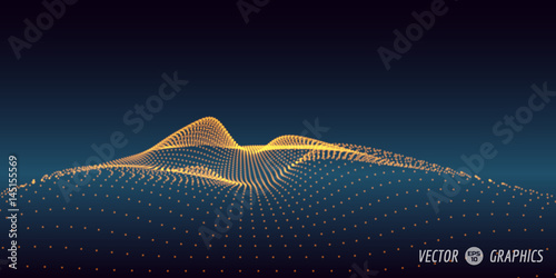 abstract vector landscape