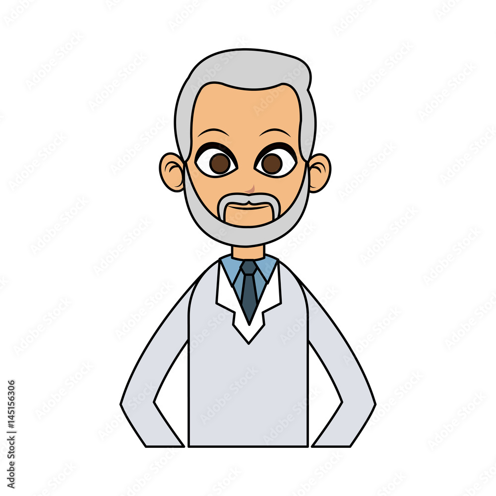 grey hair male doctor icon image vector illustration design grey hair male doctor icon image vector illustration design