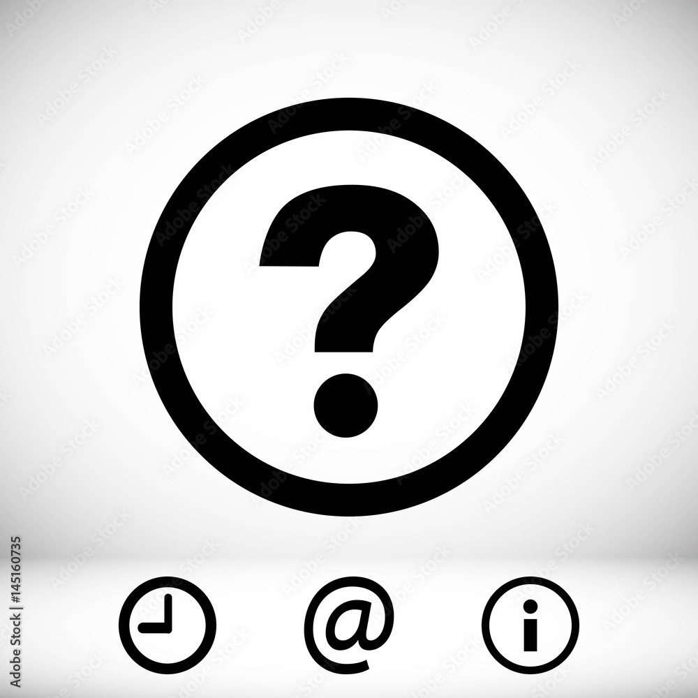 help icon stock vector illustration flat design