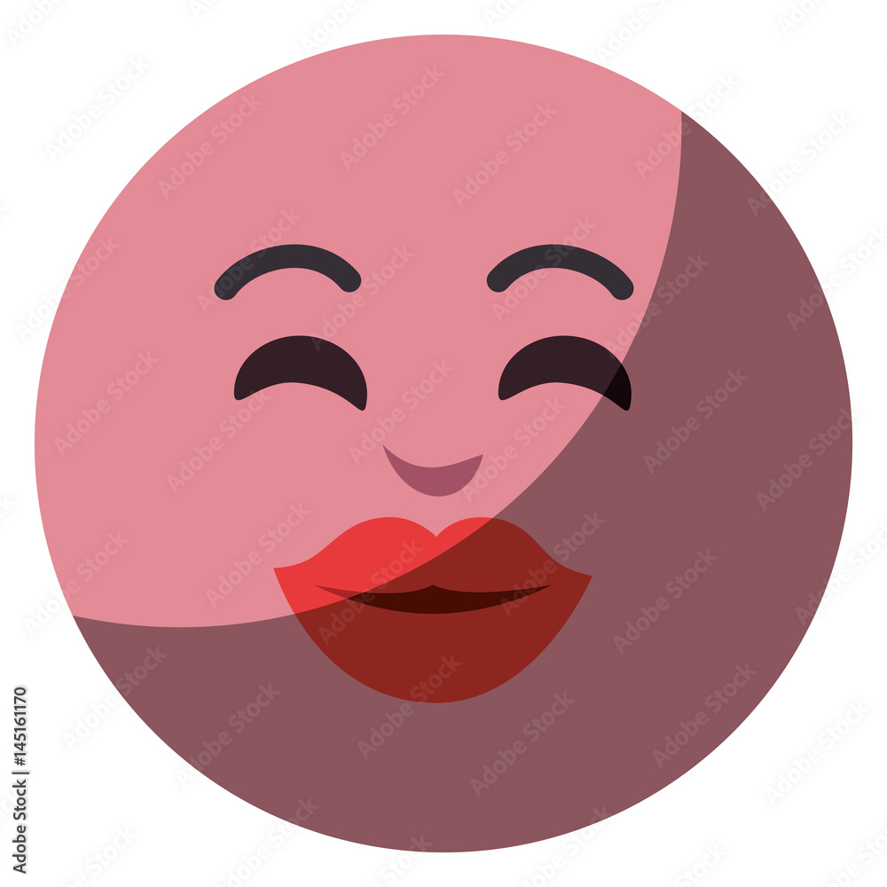 emoticon kawaii face icon vector illustration design emoticon kawaii face icon vector illustration design