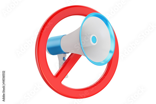 Foto Freedom of speech prohibition concept