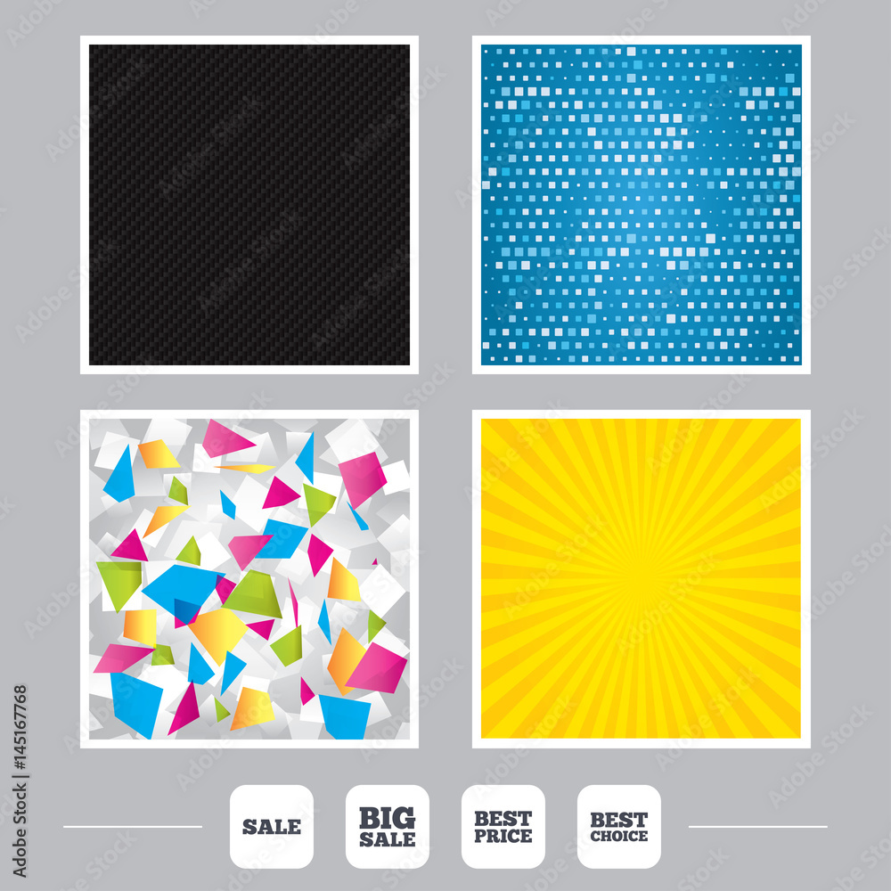 Sale icons. Best choice, price symbols. Sale icons. Best choice, price symbols.