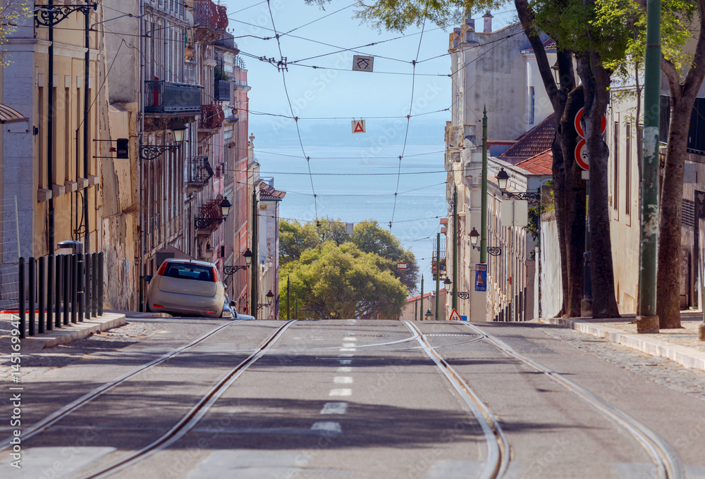 Lisbon. Old streets.