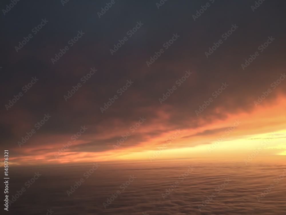 Sunset in the Clouds