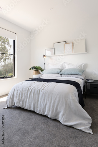 Gorgeous bedroom with luxur...