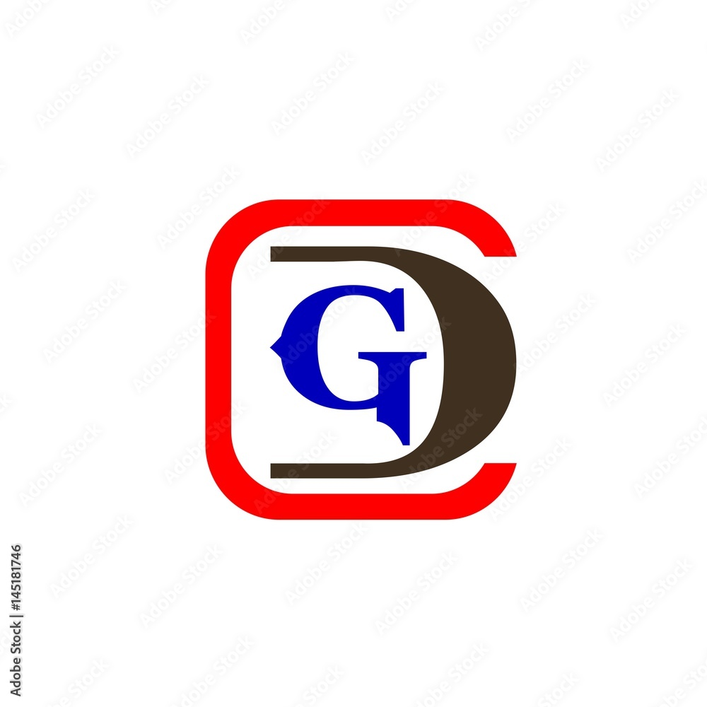 letter GDC logo vector Stock Vector | Adobe Stock