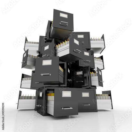 Overwhelming file cabinet
