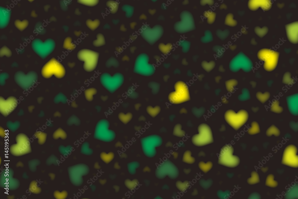 背景素材壁紙 ハートマーク 模様 柄 パターン ハート形 恋愛 愛情 パステルカラー 可愛い ぼかし Stock Vector Adobe Stock