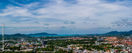 Pnorama view of Phuket Town © sjkphotoroom