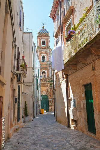 Alleyway. Conversano. Puglia. Italy.  photo