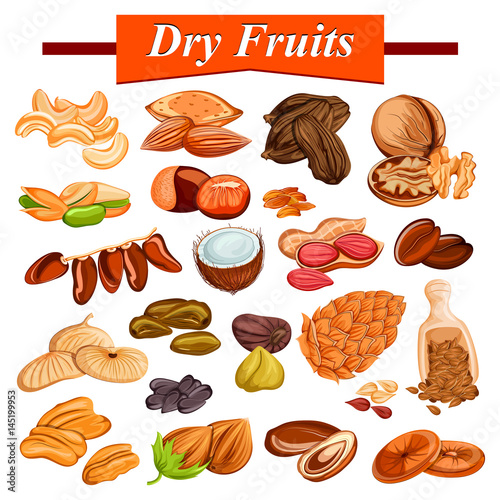 Assorted dry fruit set including cashewnut, almond,raisin,fig and nuts