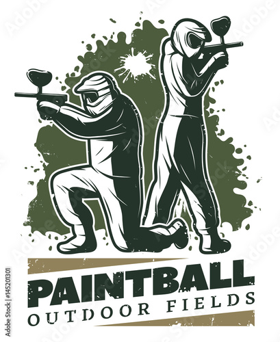 Vintage Paintball Club Template