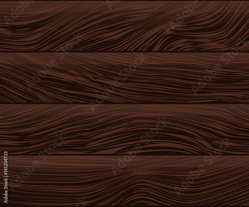 Dark wooden texture. Vector illustration. Parquet element. Redwood