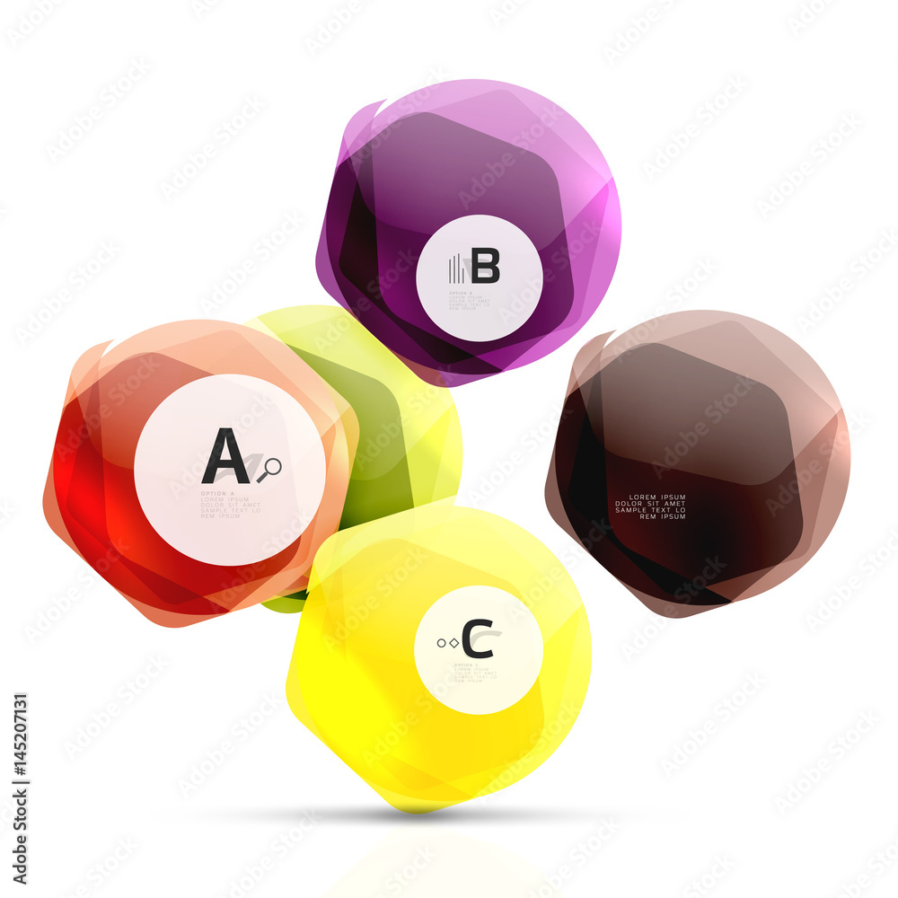 Glass modern geometrical hexagon abstract background Glass modern geometrical hexagon abstract background