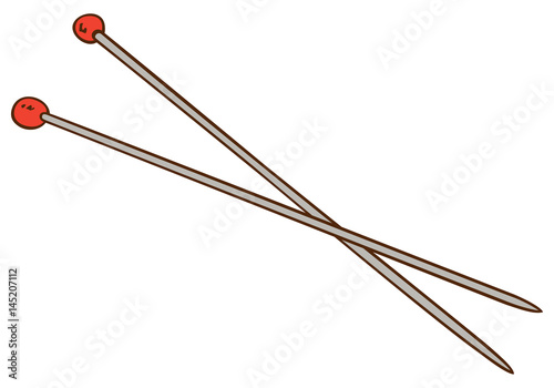 Pair of Knitting Needles