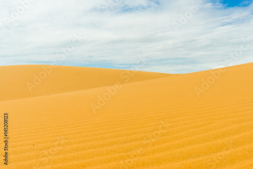 yellow desert dune sky