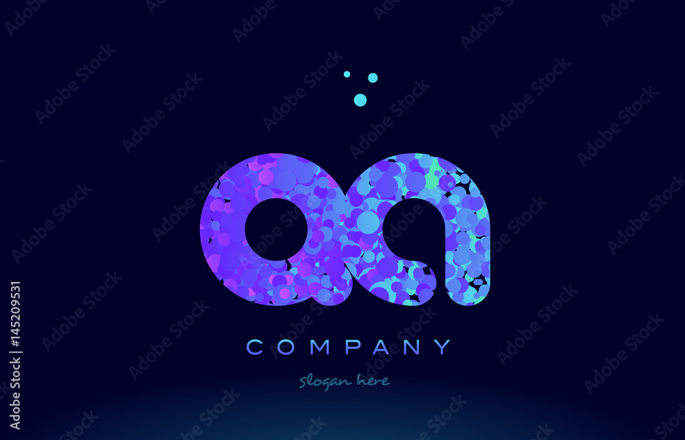 qa q a bubble circle dots pink blue alphabet letter logo icon vector qa q a bubble circle dots pink blue alphabet letter logo icon vector