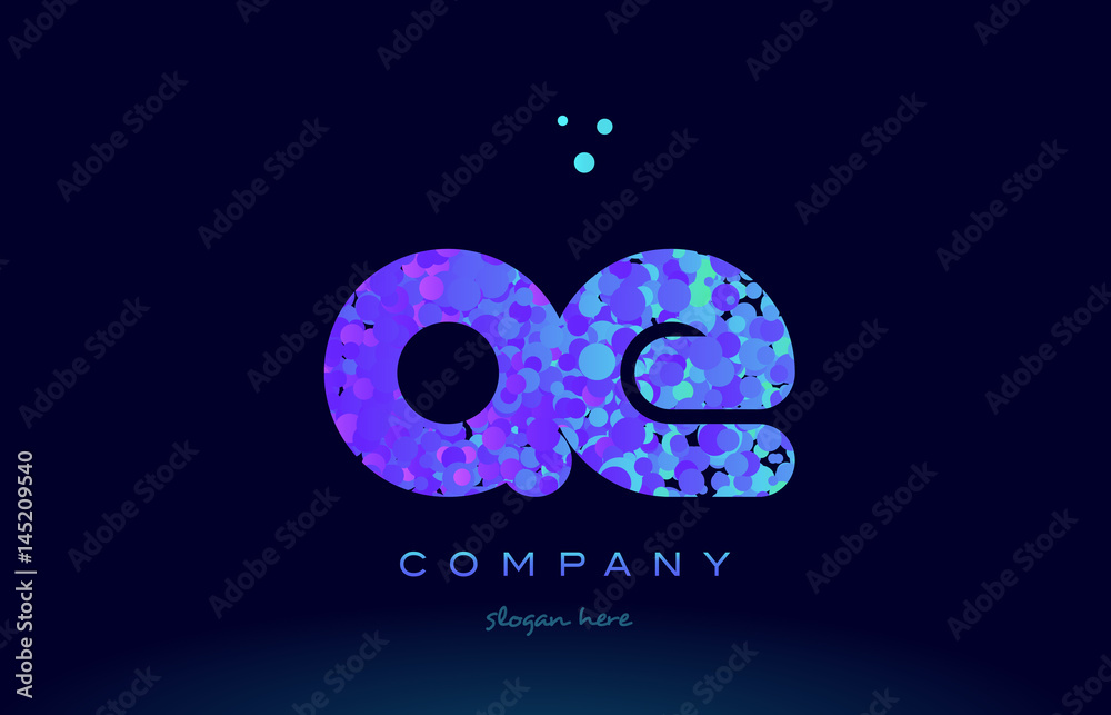 qe q e bubble circle dots pink blue alphabet letter logo icon vector qe q e bubble circle dots pink blue alphabet letter logo icon vector
